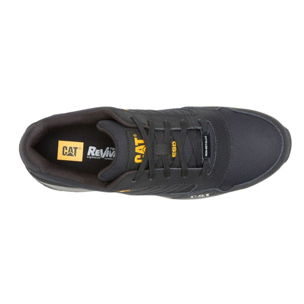 Caterpillar Mens Venward Composite Toe SD Black Shoes (NWT) - Picture 6 of 6